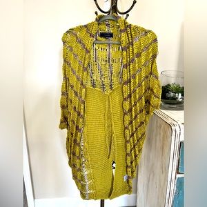 Lumiere/Anthroplogie shawl sweater
